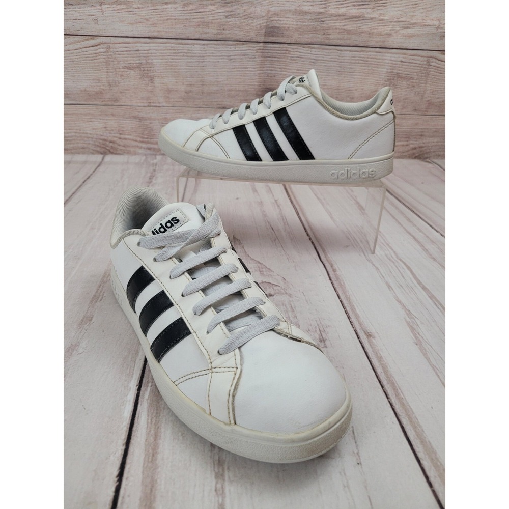 Adidas NEO Men's Cloudfoam Tennis Shoes/Sneakers White/Black size 8
